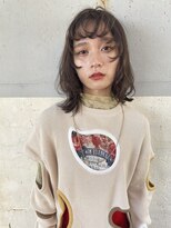 エヌイー(ne' by MAULOA)&nbsp;【 ne' by MAULOA 】顔まわりウルフレイヤー×マットグレージュ