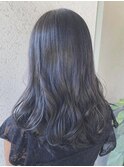 艶髪×透明感ブルーブラック