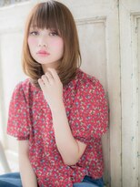 モッズヘア 福岡天神店&nbsp;*mod's天神*…クロスパーマOK★色っぽシンプルワンカールミディ