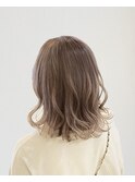 グレージュ◯くびれ_ダブルカラー_ハイライト
