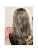 アッシュオリーブ ×カーキベージュ/20代30代40代