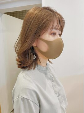 ベンジー 学芸大学店(benji) オーダーNo1/小顔ミディアムくびれレイヤー/学芸大学/学大 里路