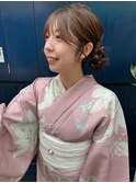 浴衣着付け&ヘアセット