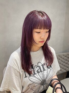 ジルバイジアン(JILL by GIEN) 姫カット×ピンクパープル 梶屋