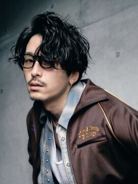 レタッチバイフィフス(RETOUCH by fifth) シャドウパーマニュアンスパーマセンターパートフェザーパーマ