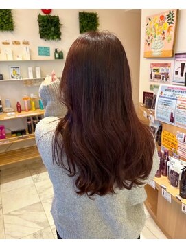 ビアンコ カーロ(Bianco caro) セミロング/ピンクブラウン