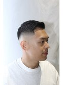 フレッシュスキンフェードアップバング