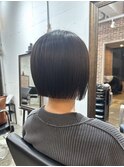 マッシュショートおしゃれ女子ウルフヘア外ハネボブレイヤーボブ