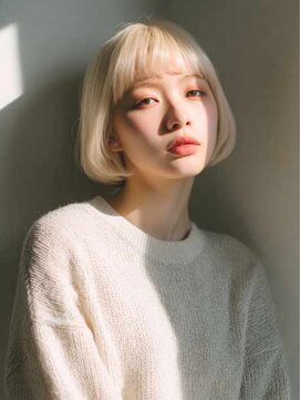 トクテ 吉祥寺(tokute) くびレイヤーエモージュグレージュカラーくびれショート/吉祥寺