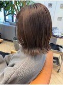 大人可愛いミルクティーベージュブリーチなし