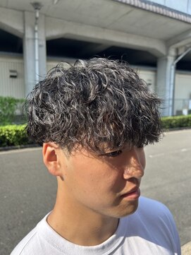 エスエムアールツー(SMR2) ☆ツーブロック+波巻きパーマスタイル☆