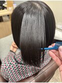 髪質改善ボブ