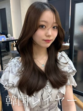 エース 梅田(ace) レイヤーカット/韓国レイヤー/顔周りカット/顔周りレイヤー