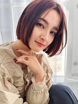 トレヘアー(tRe hair) ショート ボブ ウルフ 髪質改善 白髪ぼかし トリートメント