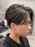 毛流れセンターパート