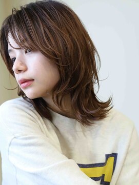 リリアーナ(LILIANA) 池袋 イルミナカラー コタ レイヤー オリーブカラー 髪質改善