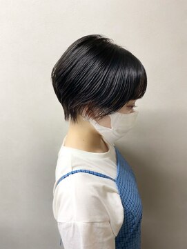 アムドット(Amu.) ショートヘアショートボブカット大船駅本郷台駅港南台駅学割前髪