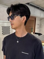 ハイプ マン 藤沢(HYPE MAN)&nbsp;フェザーパーマ毛流れパーマセンターパートニュアンス藤沢