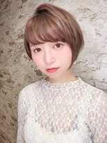 エル(elle)&nbsp;大人かわいい前下がりショートフレンチボブマニッシュショート