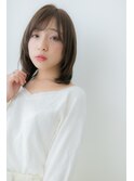 クラシカルな前下がりワンカールツヤセミディZ戸頭20代30代40代