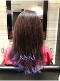 ブリーチ必須の派手髪大人ロング