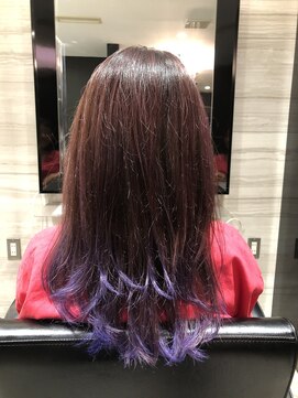カミノア 銀座店(CAMINOIA) ブリーチ必須の派手髪大人ロング