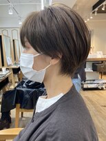 ネオリーブ クーロ(Neolive curro)&nbsp;小顔ショート×白髪ぼかしハイライト[ショート/ハイライト/白髪]