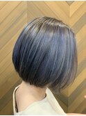 透明感アッシュグレー