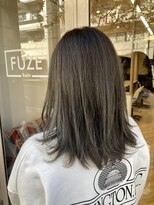 フューズ ヘア(FUZE hair) 発色抜群★グレージュナチュラルストレート★