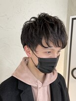 カモン(CAMON) ニュアンスパーマ×ツーブロックショート