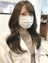 ラブクロムトーキョー オモテサンドウ(LOVECHROME OMOTESANDO)&nbsp;韓国風くびれヘアミントベージュ/オリーブカーキ/メルティカラー