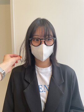 バイオレット ナゴヤ(Violet Nagoya) ダークグレージュ♪ぱつっとボブ ミニボブ 切りっぱなしボブ