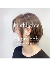 ナンバーフォーナチュラル(NO4 natural) High lights×Short bob