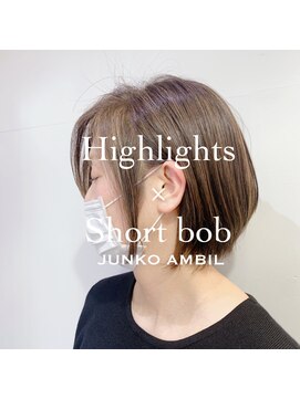 ナンバーフォーナチュラル(NO4 natural) High lights×Short bob