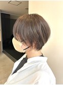 小顔に見える丸みショート/40代50代の大人ショートボブレイヤー