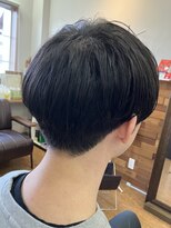 フリー(Free)&nbsp;爽やかツーブロック刈上げ丸みマッシュショート・高校生・大学生