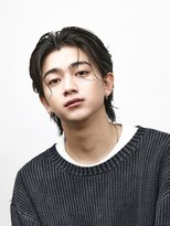 オーシャントーキョー シブヤジンナン(OCEAN TOKYO shibuya JINNAN) 黒髪オールバック