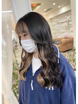 ファクトリーファイブ(Factory5) 【factory5 かもい】エクステ80本インナーカラー.