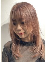 タノ(tano) 大人レイヤー×ピンクベージュ