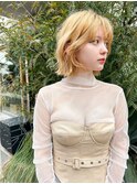 Aimee町田 ブロンド×レイヤーボブ