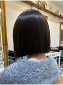 朝がラクになる縮毛矯正ボブ☆美髪ボブ/美髪縮毛矯正[北千住]