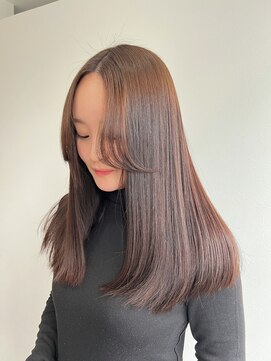 ヴィヴカウンター(VIVE counter) マロングレージュ×顔まわりカット◎