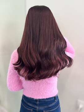 ユー(juu.) ダブルカラーでつくるピンク♪♪