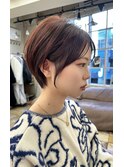 代々木/ブリーチなし/ショートボブ/酸性ストレート/新宿/韓国