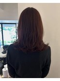ラベンダーブラウン/レイヤーカット