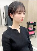 マッシュショート/小顔カット/似合わせカット/美髪