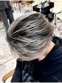 バレイヤージュ20代30代40代◎シャドールーツフェザーパーマ