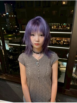 ベレーザ 渋谷(BELEZA) 15475ブリーチ＆ダブルカラーニュアンスカラーレイヤーロング