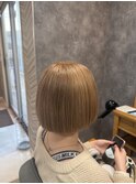 切りっぱなしボブ