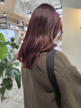 it. YUI ブリーチなしWカラー ワインレッド